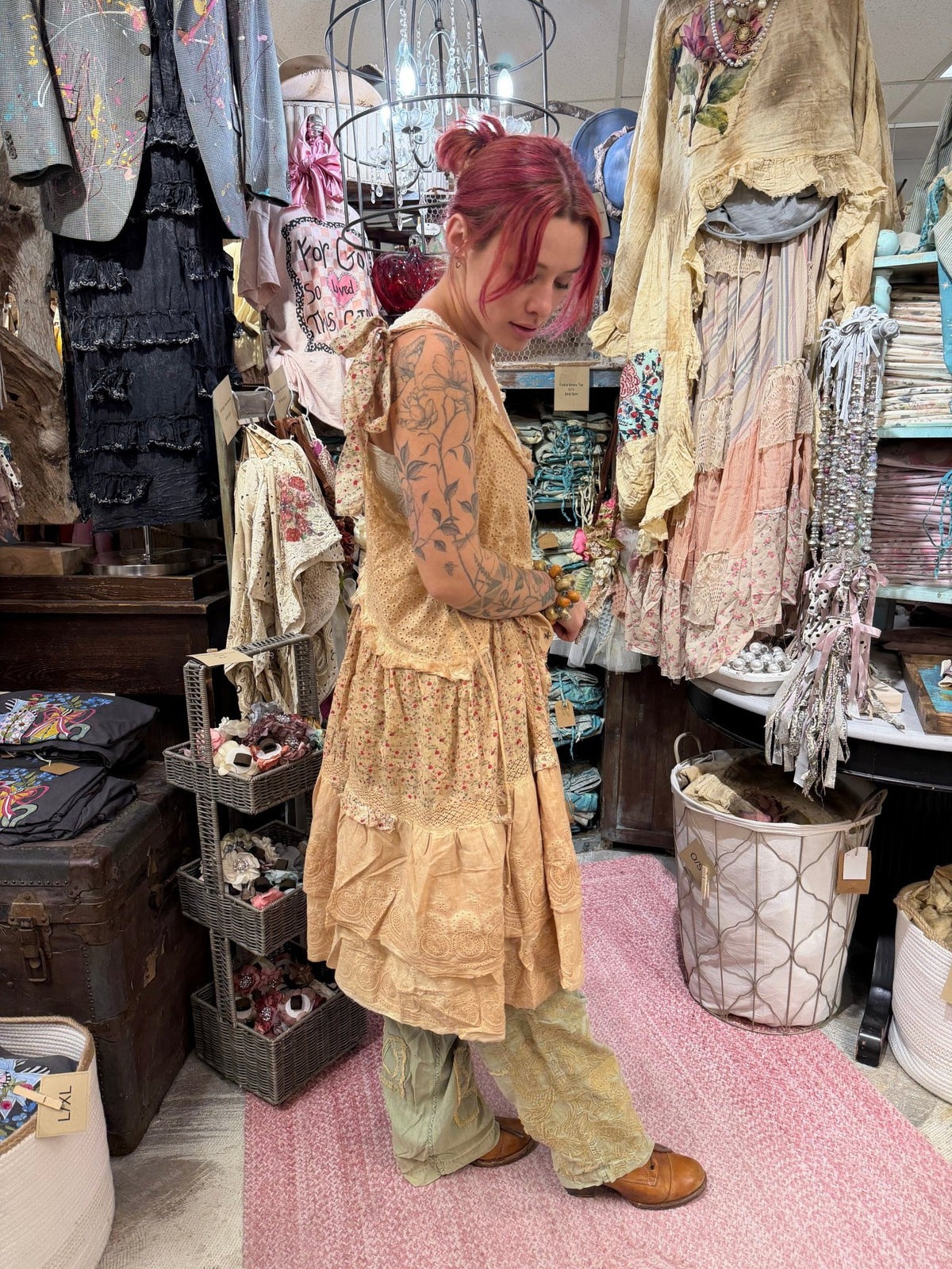 Pick Me Flowers Dress - Boho Wanderlust Boutique A Rare Bird Shop
