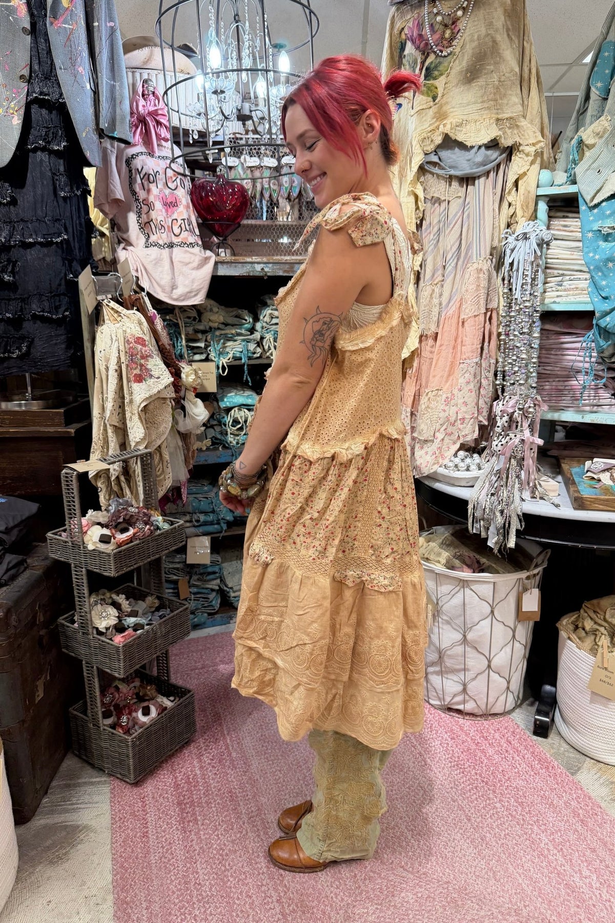 Pick Me Flowers Dress - Boho Wanderlust Boutique A Rare Bird Shop