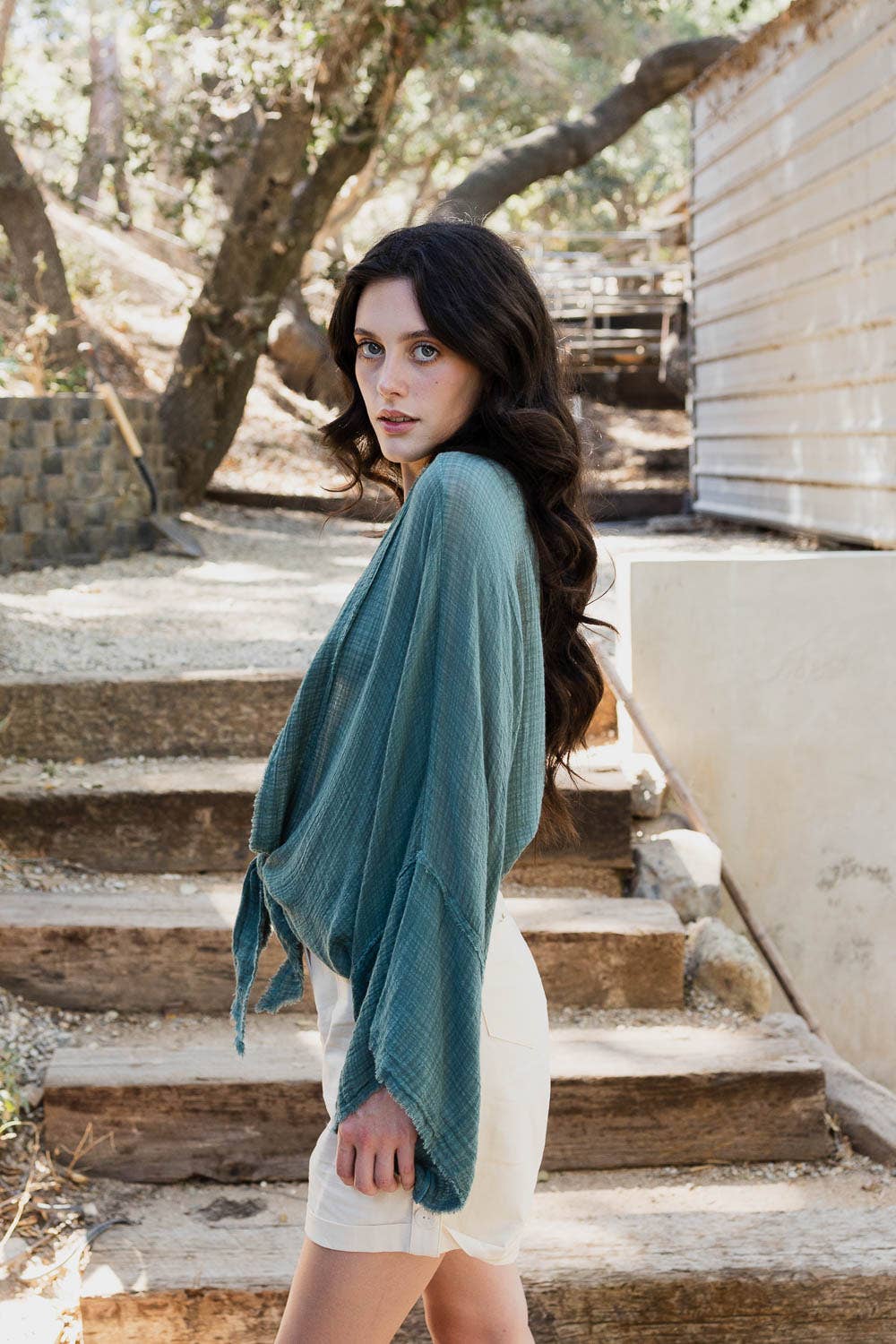 Pine Boho Chic Kimono Wrap - Flowy Sleeves & Lightweight - ivyandlavyboutique Leto Accessories