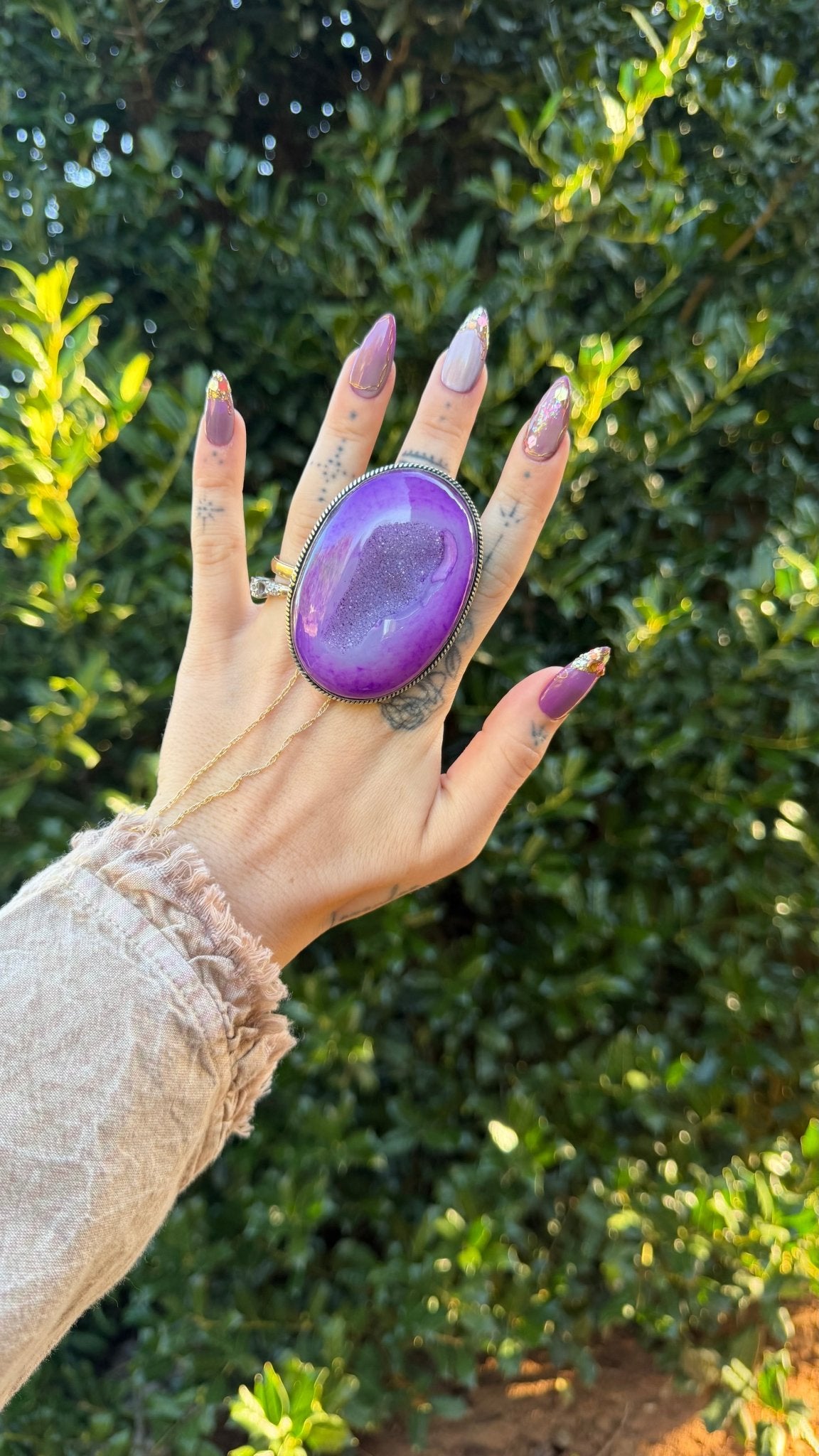 Pink Crater Ring - Boho Wanderlust Boutique ivyandlavyboutique