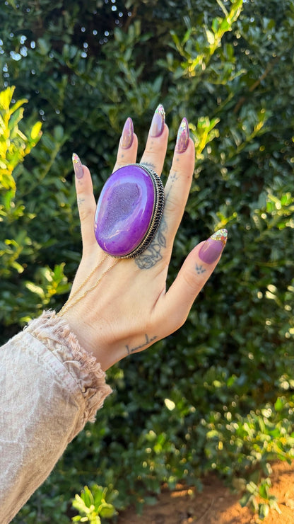 Pink Crater Ring - Boho Wanderlust Boutique ivyandlavyboutique