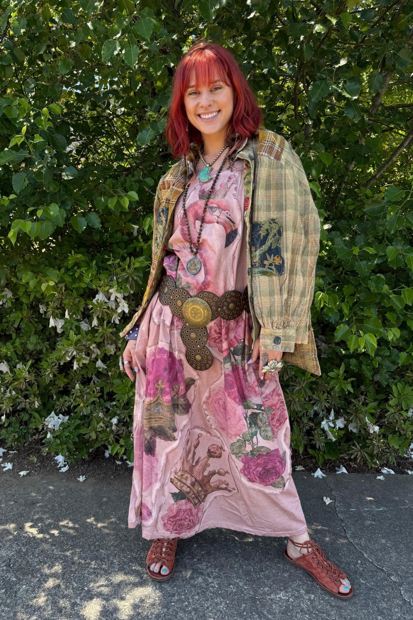 Pink Flamingo T-shirt Dress - ivyandlavyboutique A Rare Bird Shop