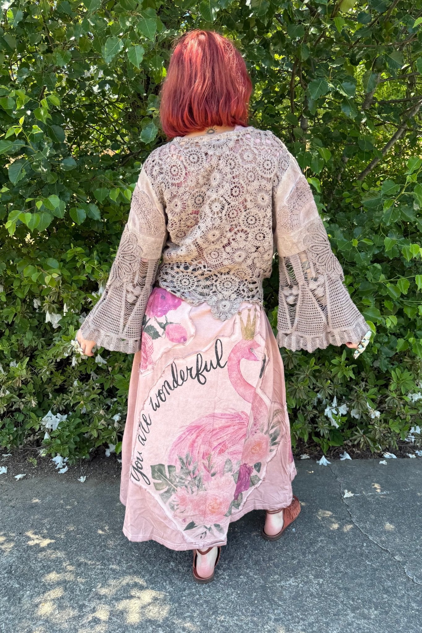 Pink Flamingo T-shirt Dress - ivyandlavyboutique A Rare Bird Shop