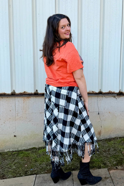 Plaid Culottes - ivyandlavyboutique Oli & Hali