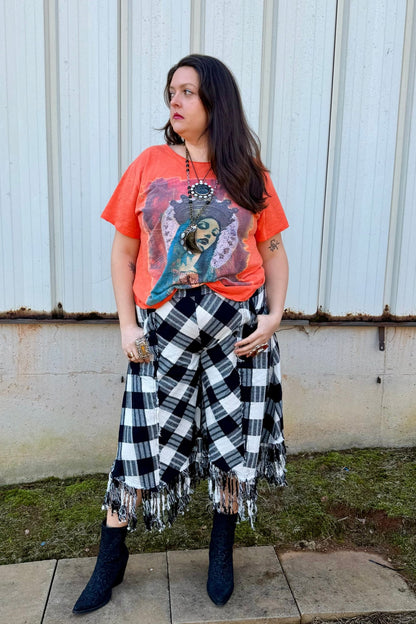 Plaid Culottes - ivyandlavyboutique Oli & Hali