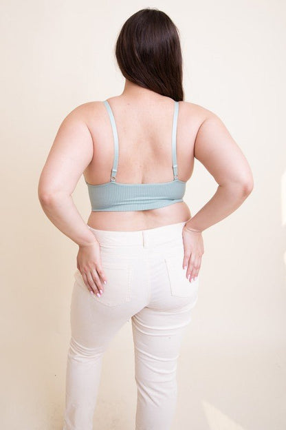 Plus Size Waistband Loop Lace Brami - ivyandlavyboutique Leto Accessories