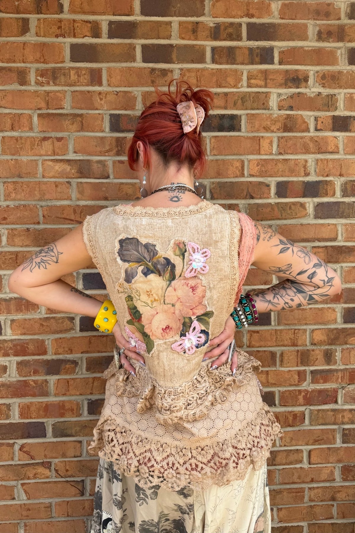 Pocket Full Of Posies Vest - ivyandlavyboutique A Rare Bird Shop