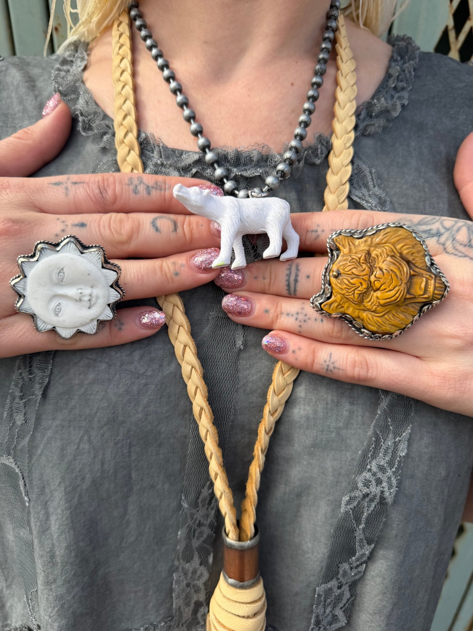 Polar Bear Inner Child Animal Necklace - ivyandlavyboutique ivyandlavyboutique