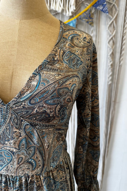 Poly Silk Button Back Dress Combo B - ivyandlavyboutique Karma Highway