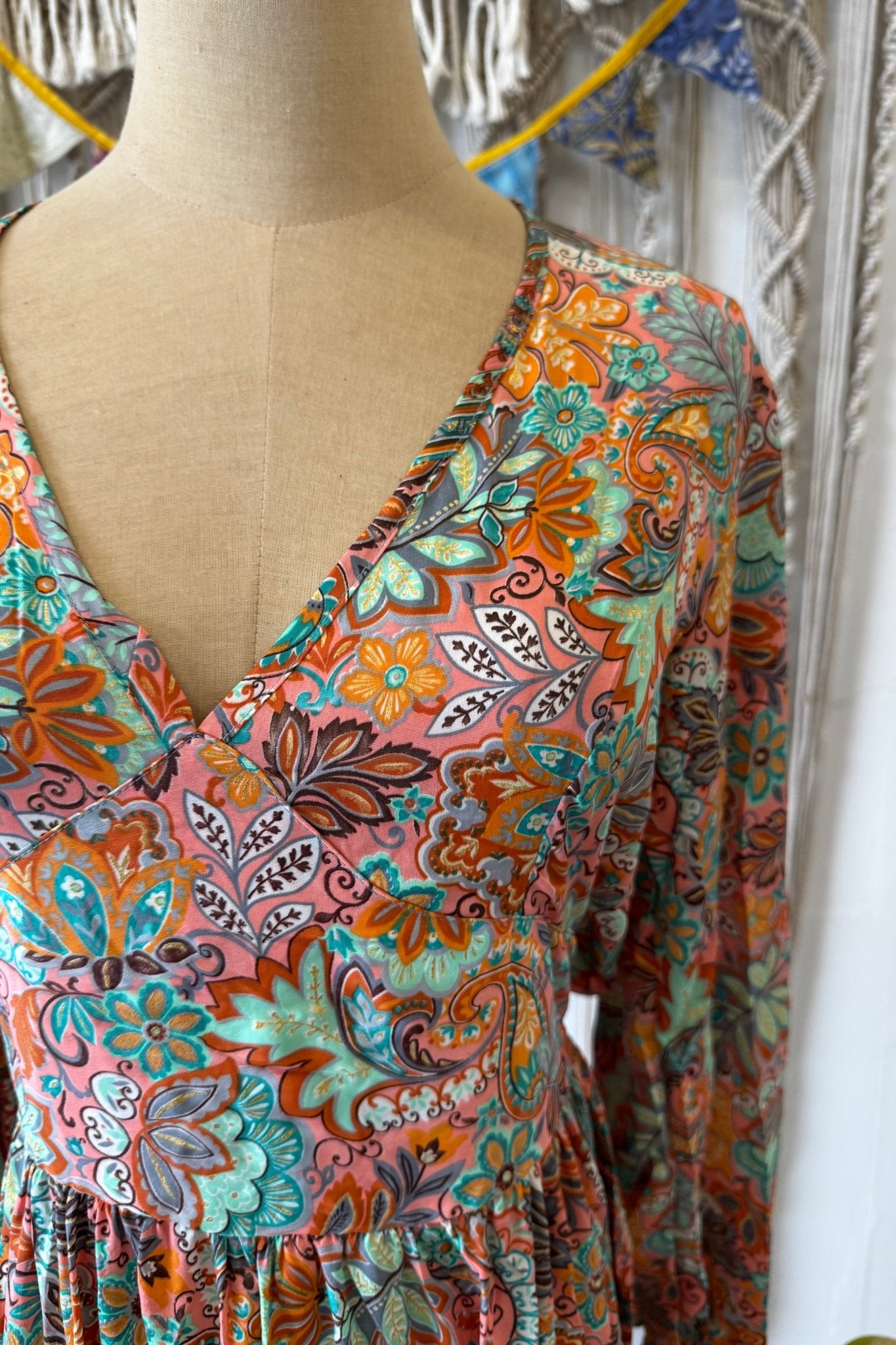 Poly Silk Button Back Dress Combo C - ivyandlavyboutique Karma Highway