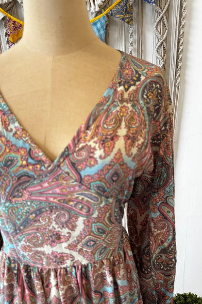 Poly Silk Button Back Dress Combo L - ivyandlavyboutique Karma Highway