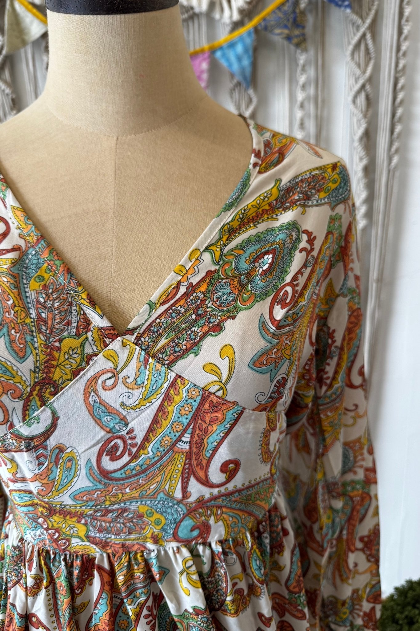 Poly Silk Button Back Dress Combo R - ivyandlavyboutique Karma Highway