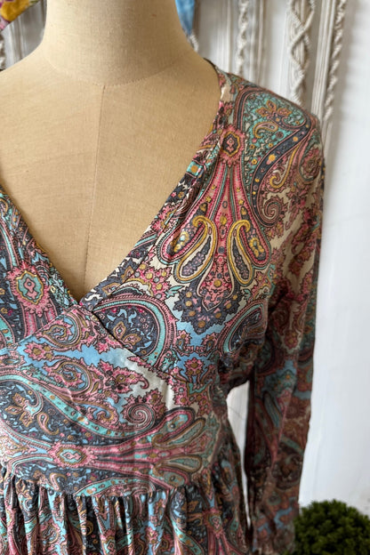 Poly Silk Button Back Dress Combo T - ivyandlavyboutique Karma Highway