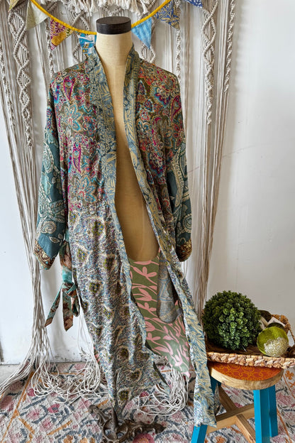 Poly Silk Kimono Combo 2 - ivyandlavyboutique Karma Highway