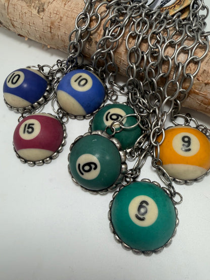 Pool Ball Necklace - ivyandlavyboutique ivyandlavyboutique