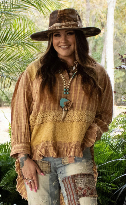 Prairie Kiss Top - ivyandlavyboutique Jaded Gypsy