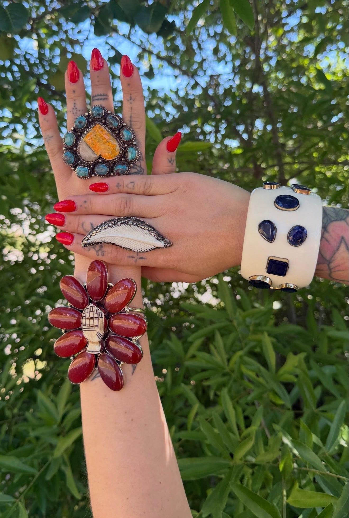 Praying Hand Cuff - ivyandlavyboutique ivyandlavyboutique