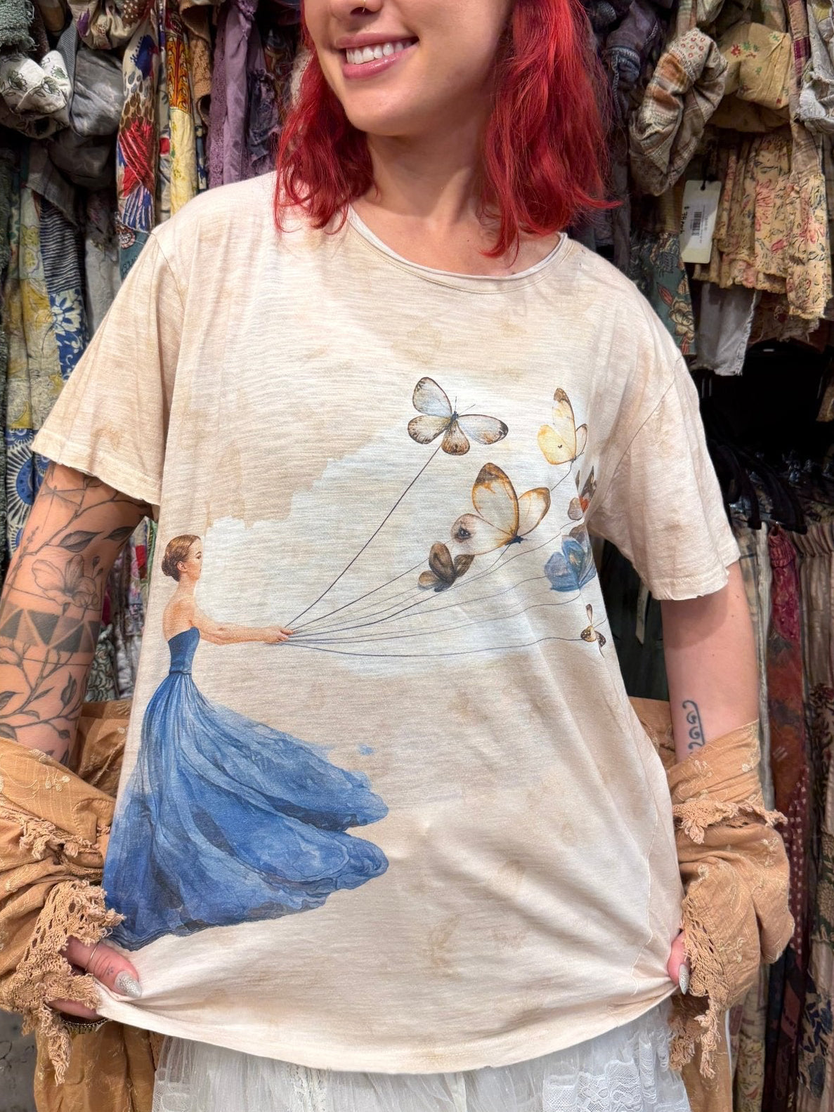 Pre Order Moon Dance Tee Float Away - ivyandlavyboutique Jaded Gypsy