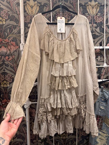 PRE ORDER Soft Ruffle Skies Tunic - ivyandlavyboutique Jaded Gypsy