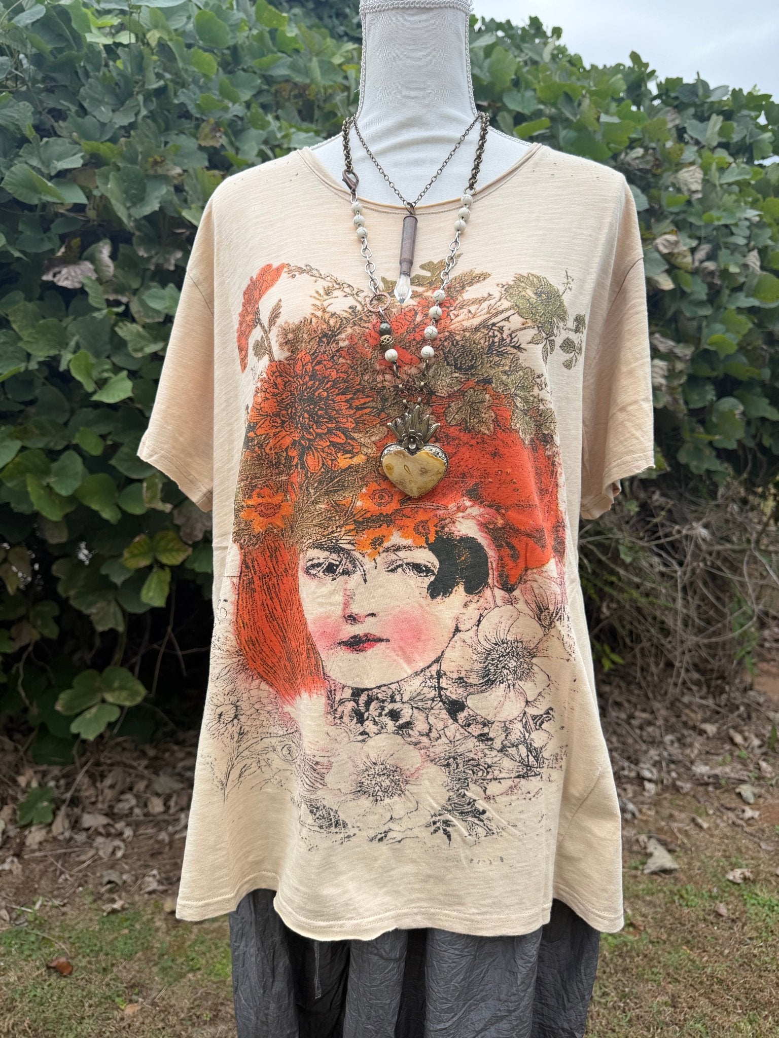 Prehistoric Love Statement Handmade Necklace - ivyandlavyboutique ivyandlavyboutique