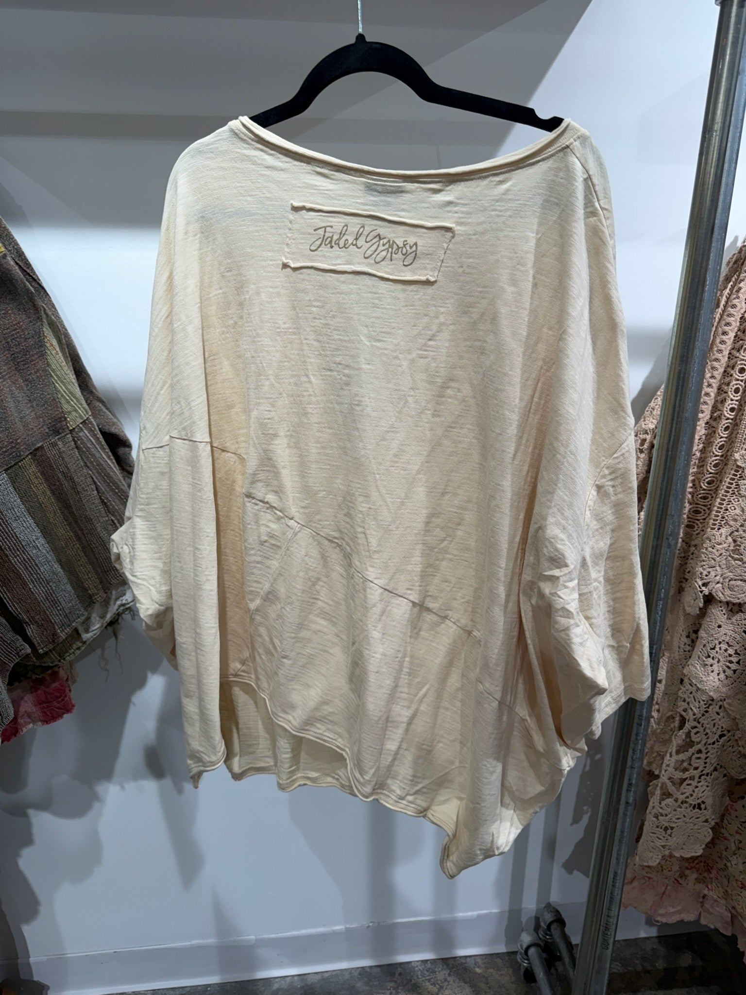 Preorder - Be Free Top Cream - ivyandlavyboutique Jaded Gypsy