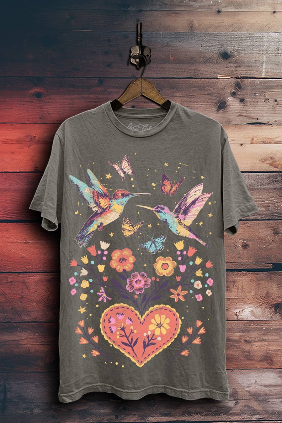 Preorder - Birds & Flowers Graphic Printed Top - ivyandlavyboutique Lotus Fashion Collection