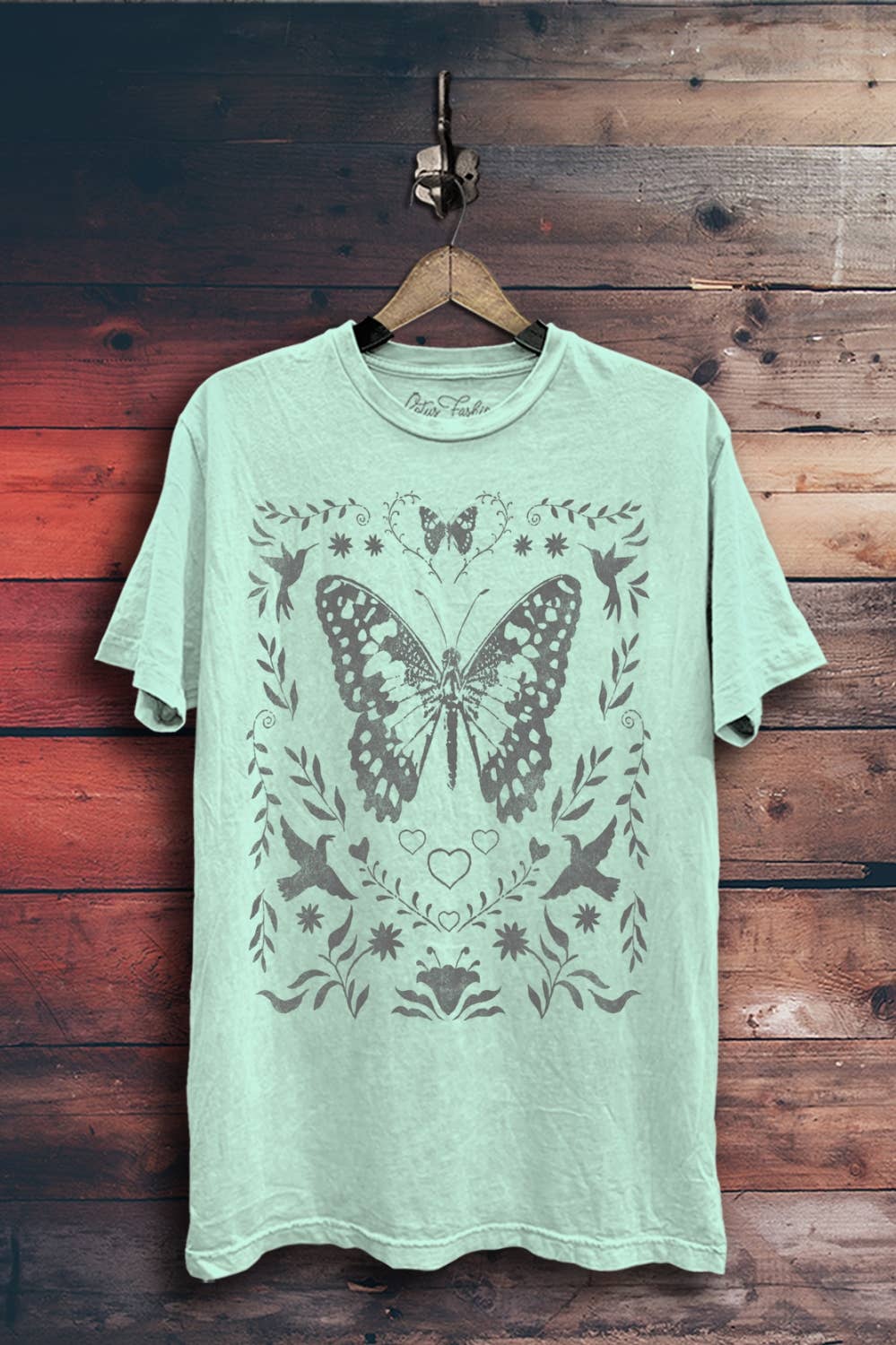 Preorder - Butterfly Glow Graphic Top - ivyandlavyboutique Lotus Fashion Collection