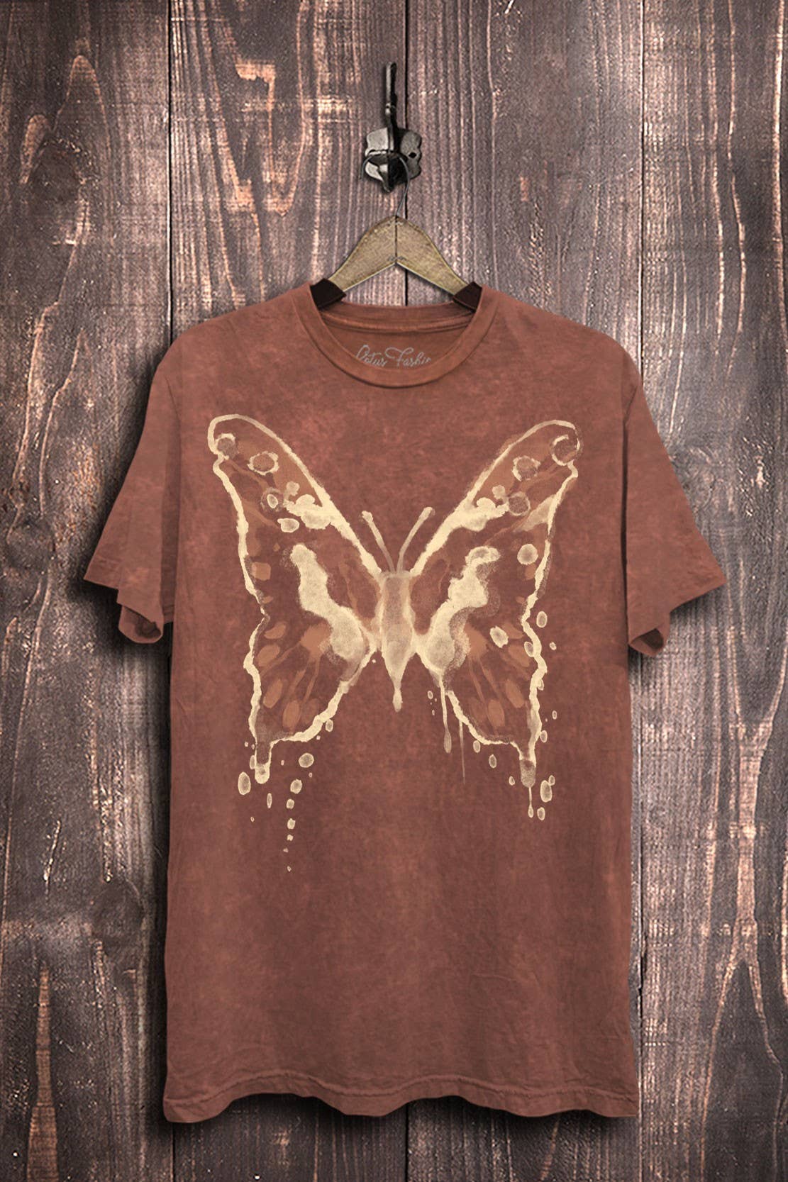 Preorder - Butterfly Soul Graphic Top - ivyandlavyboutique Lotus Fashion Collection