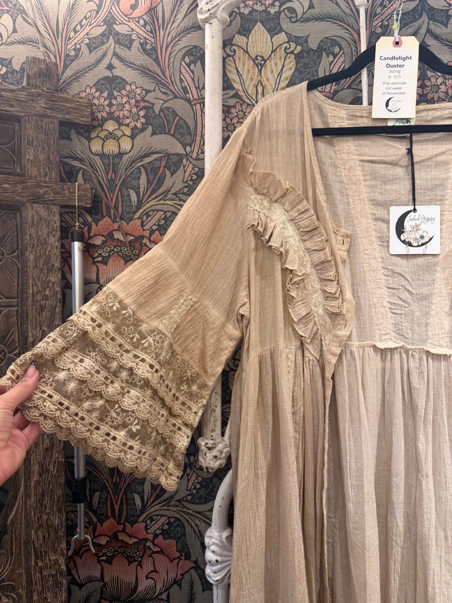 Preorder - Candlelight Duster Jacket - Shipping End of November - ivyandlavyboutique Jaded Gypsy