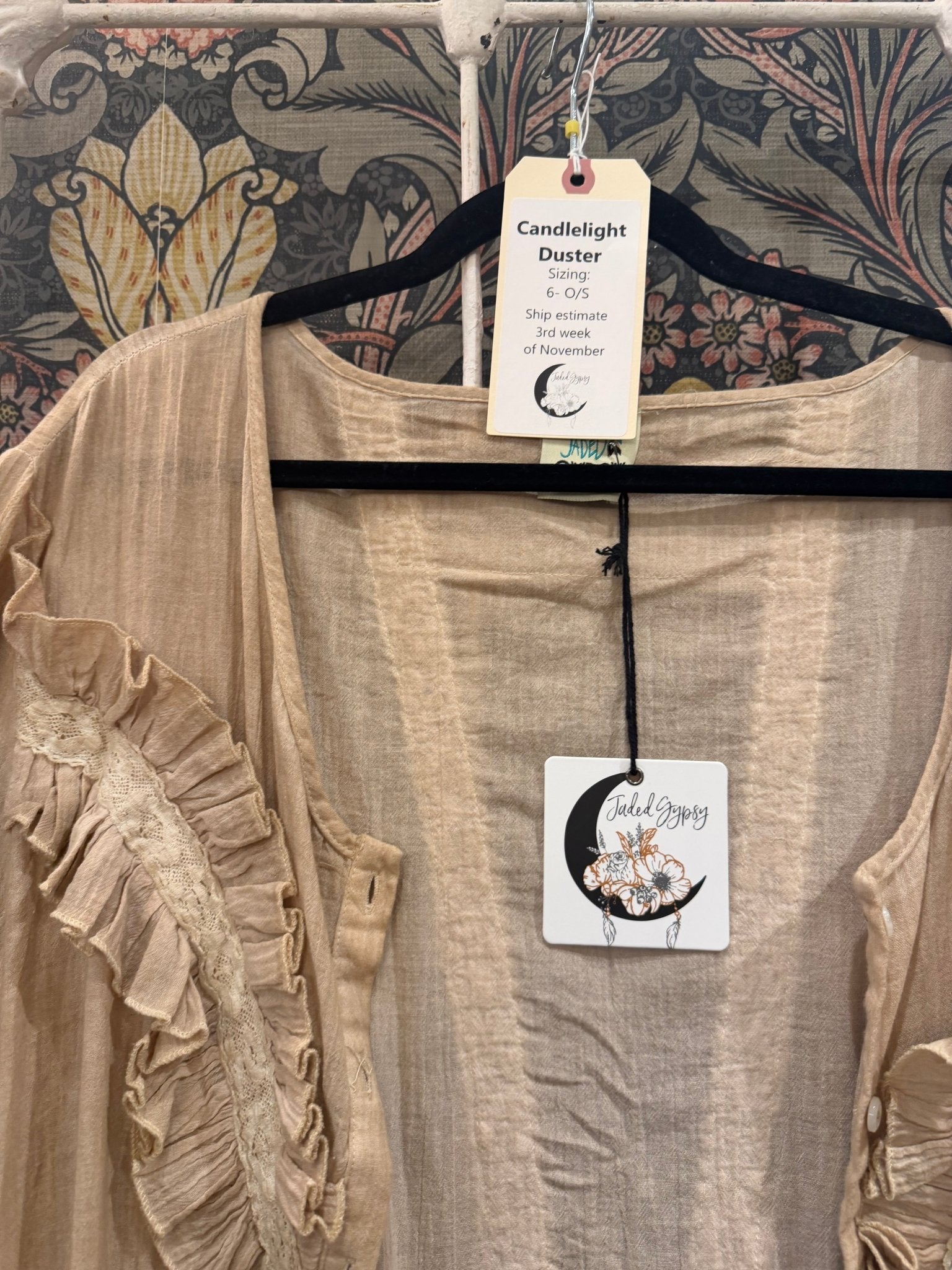 Preorder - Candlelight Duster Jacket - Shipping End of November - ivyandlavyboutique Jaded Gypsy