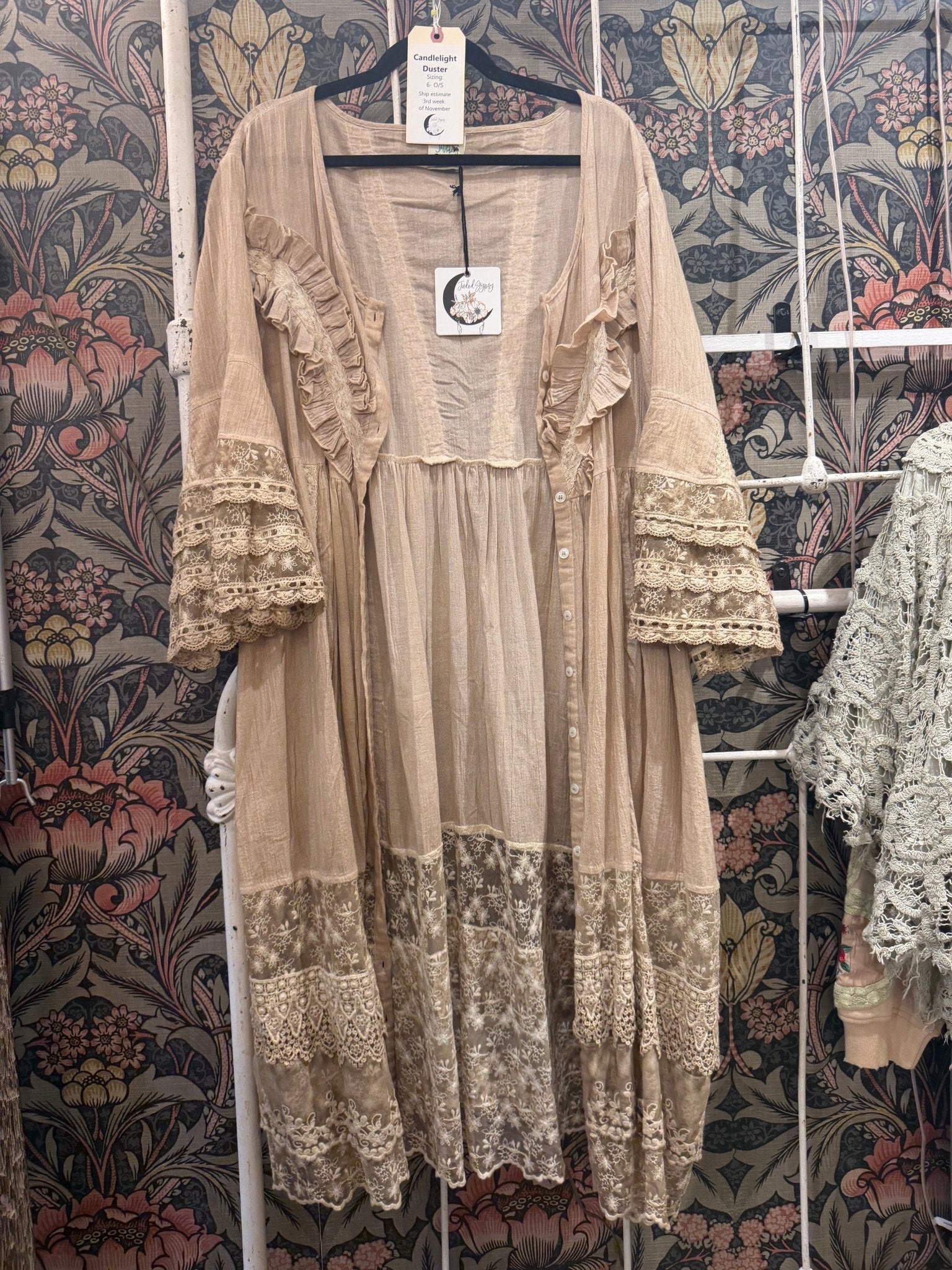 Preorder - Candlelight Duster Jacket - Shipping End of November - ivyandlavyboutique Jaded Gypsy