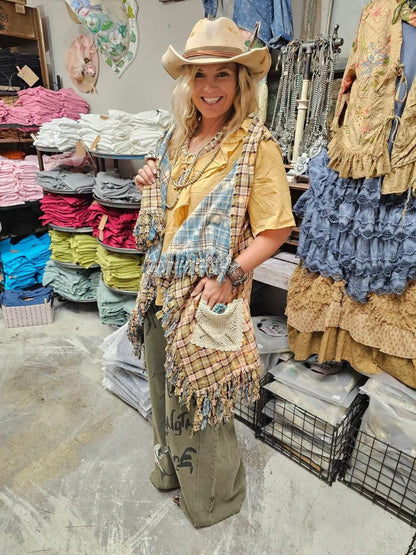 Preorder Denim Double Take Vest - ivyandlavyboutique A Rare Bird Shop