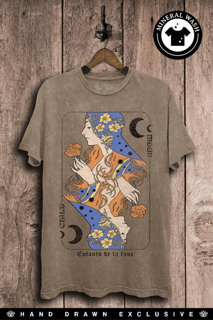 Preorder - Enfants De La Lune Graphic Top - ivyandlavyboutique Lotus Fashion Collection