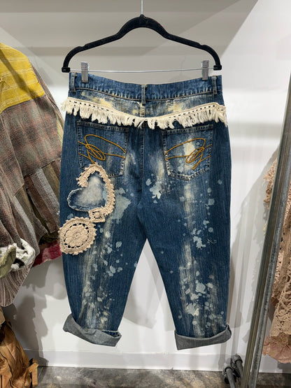 Preorder - Love Struck Jeans ( Pre Order Ships End Of May) - ivyandlavyboutique Jaded Gypsy