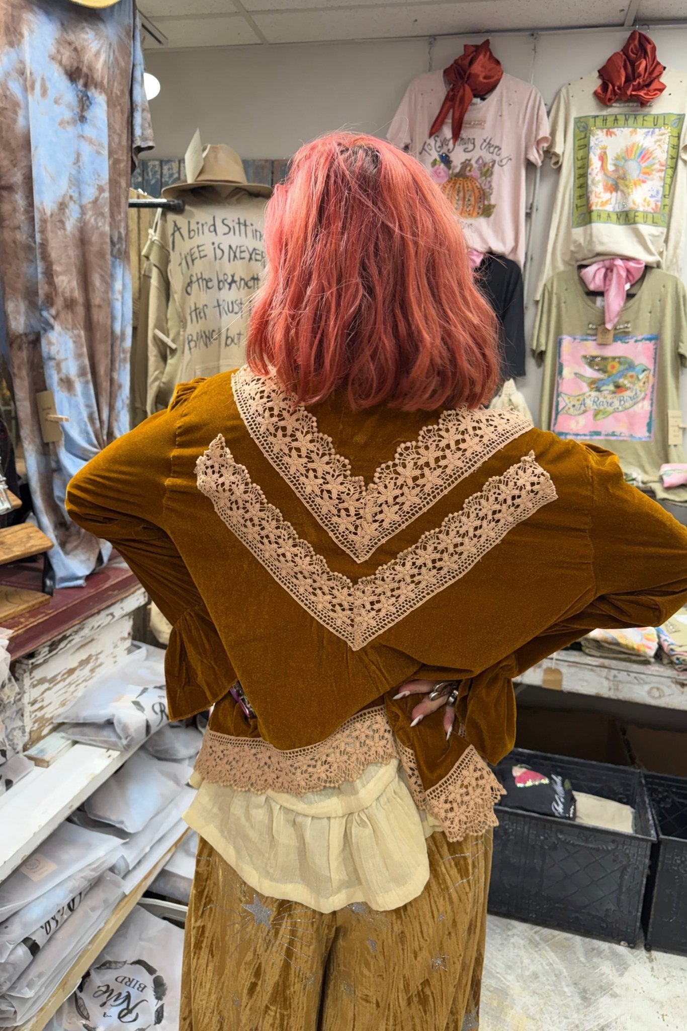 Preorder Lucky Penny Velvet Jacket - ivyandlavyboutique A Rare Bird Shop