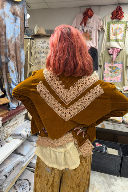 Preorder Lucky Penny Velvet Jacket - ivyandlavyboutique A Rare Bird Shop