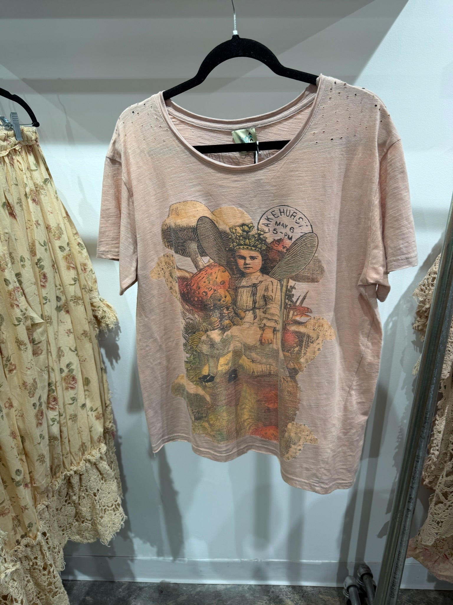 Preorder - Moon Dance Tee in Fairy Flight ( Ships the end of April) - ivyandlavyboutique Jaded Gypsy