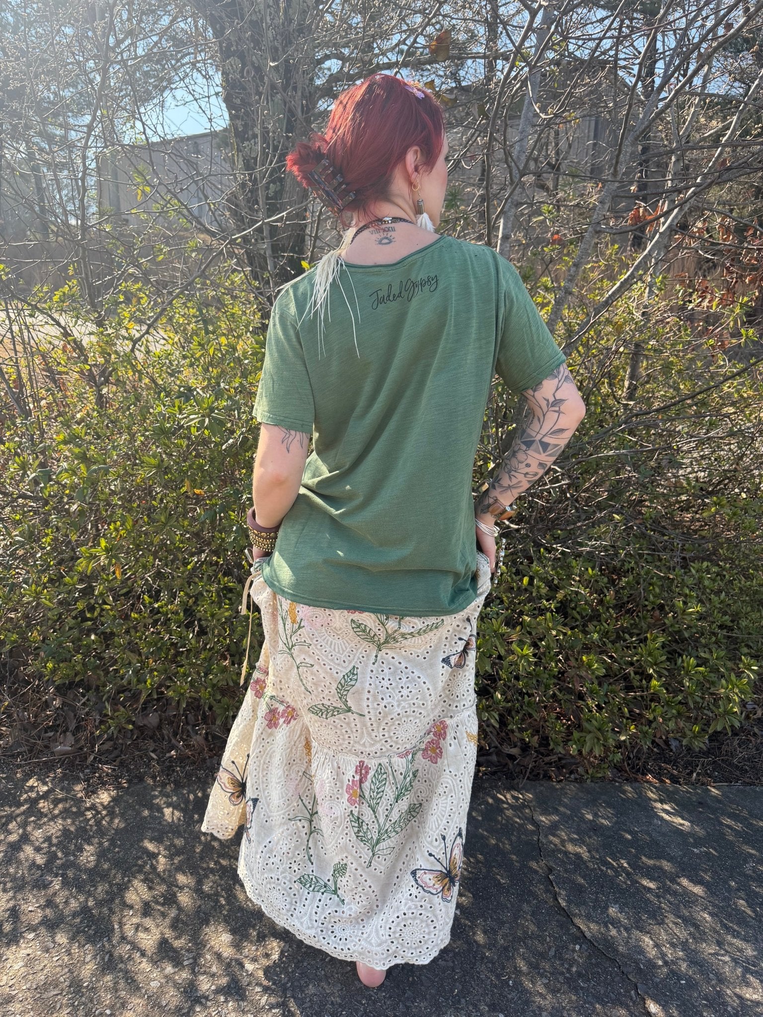 PREORDER Moon Dance Tee in Garden of Devotion - ivyandlavyboutique ivyandlavyboutique