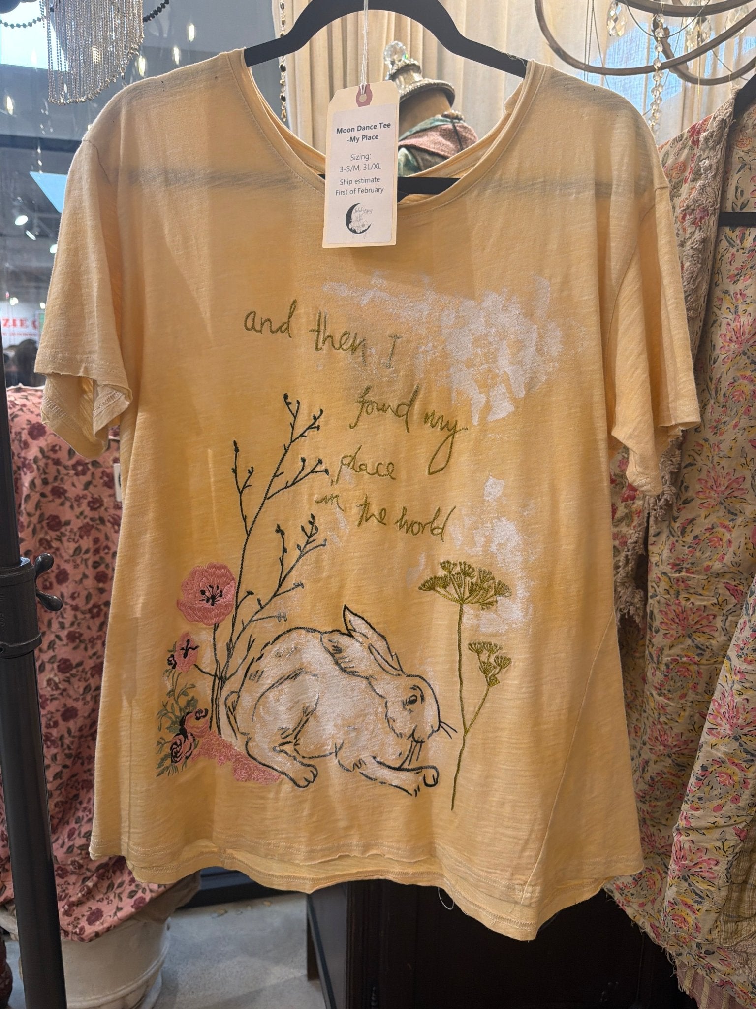 PREORDER Moon Dance Tee in My Place - ivyandlavyboutique ivyandlavyboutique