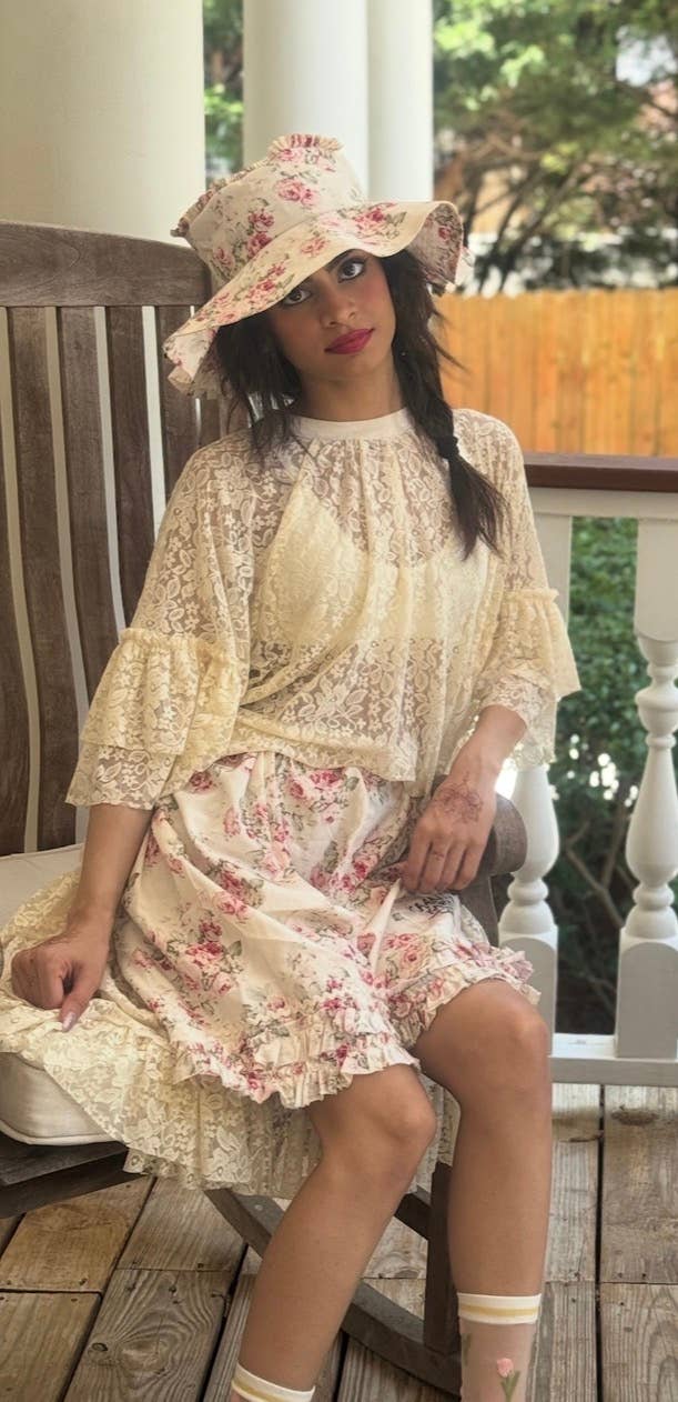 PREORDER - Rosalie vintage rose cotton bloomers - ivyandlavyboutique Indi and Sai