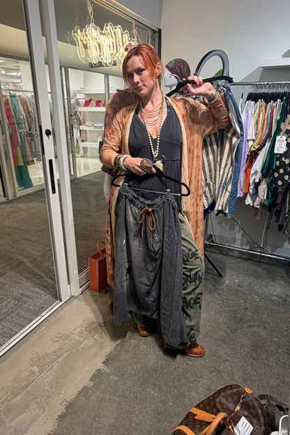 Preorder Ships End Of November Earthsong Heirloom Pant in Midnight - ivyandlavyboutique Jaded Gypsy