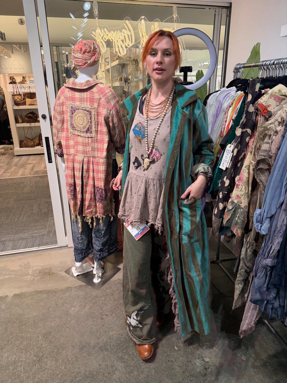 Preorder Ships In November In Your Lane Coat- Olive Stripe - Boho Wanderlust Boutique Jaded Gypsy