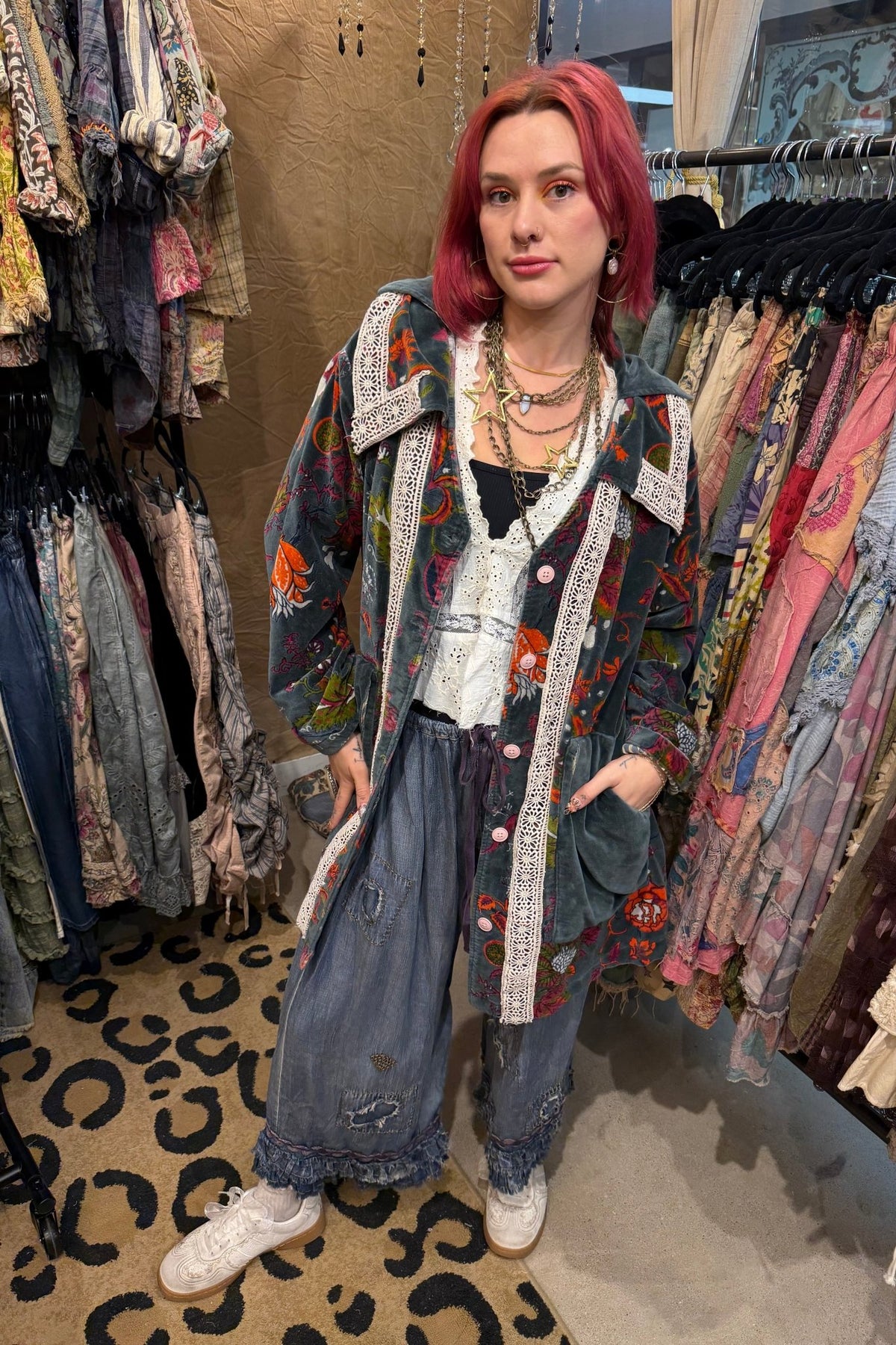 Preorder Ships In November Reverie Coat- Teal - Boho Wanderlust Boutique Boho Wanderlust Boutique