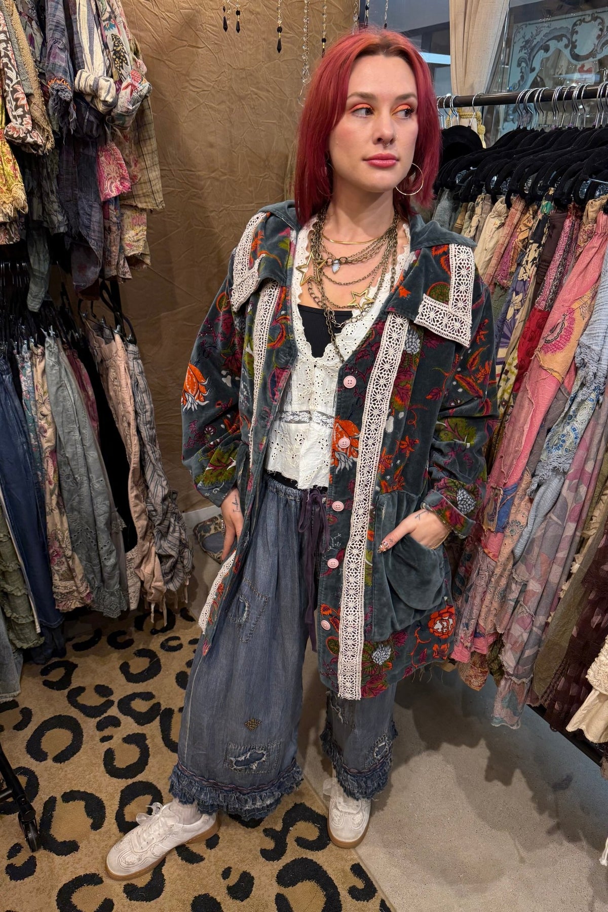 Preorder Ships In November Reverie Coat- Teal - Boho Wanderlust Boutique Boho Wanderlust Boutique