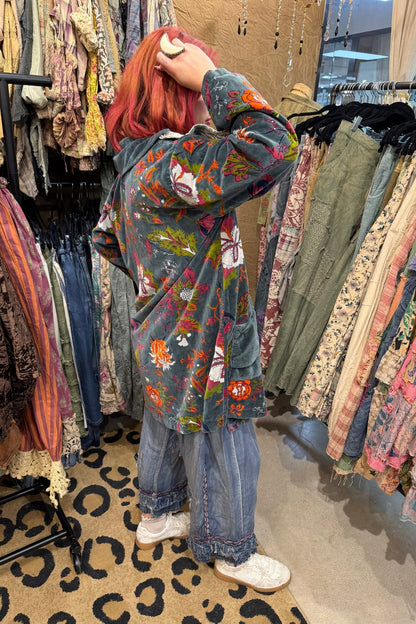 Preorder Ships In November Reverie Coat- Teal - Boho Wanderlust Boutique Boho Wanderlust Boutique