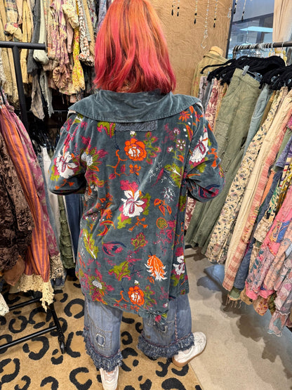 Preorder Ships In November Reverie Coat- Teal - Boho Wanderlust Boutique Boho Wanderlust Boutique