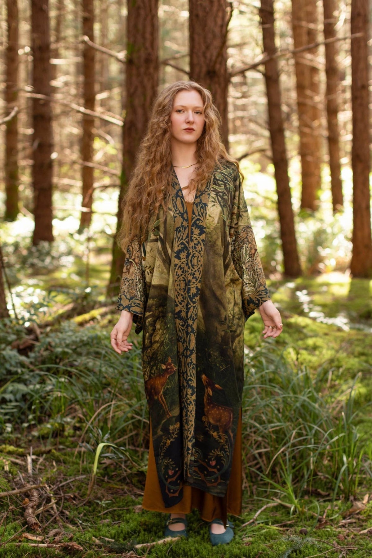 Preorder Ships In November The Dawning Opera Duster Kimono Robe ft. Ophelia & Fawn - Boho Wanderlust Boutique Market of Stars (USA)