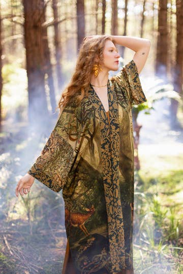 Preorder Ships In November The Dawning Opera Duster Kimono Robe ft. Ophelia & Fawn - Boho Wanderlust Boutique Market of Stars (USA)