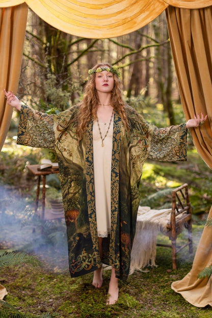Preorder Ships In November The Dawning Opera Duster Kimono Robe ft. Ophelia & Fawn - Boho Wanderlust Boutique Market of Stars (USA)