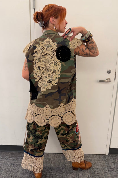 Preorder Ships In October Hidden Meadows Vest-Camo - Boho Wanderlust Boutique Jaded Gypsy